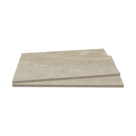Msi Cordova Avorio 13" X 24" Matte Porcelain Eased Edged Pool Coping Eased Edge, PK2 ZOR-LSC-0209